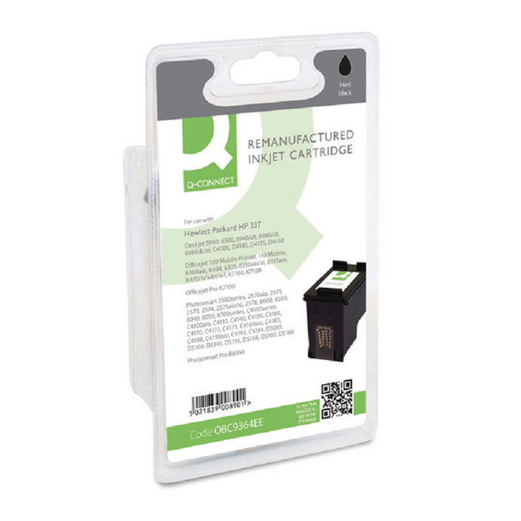 OBC9364EE Compatible replace HP C9364EE 337 Black Ink Cartridge