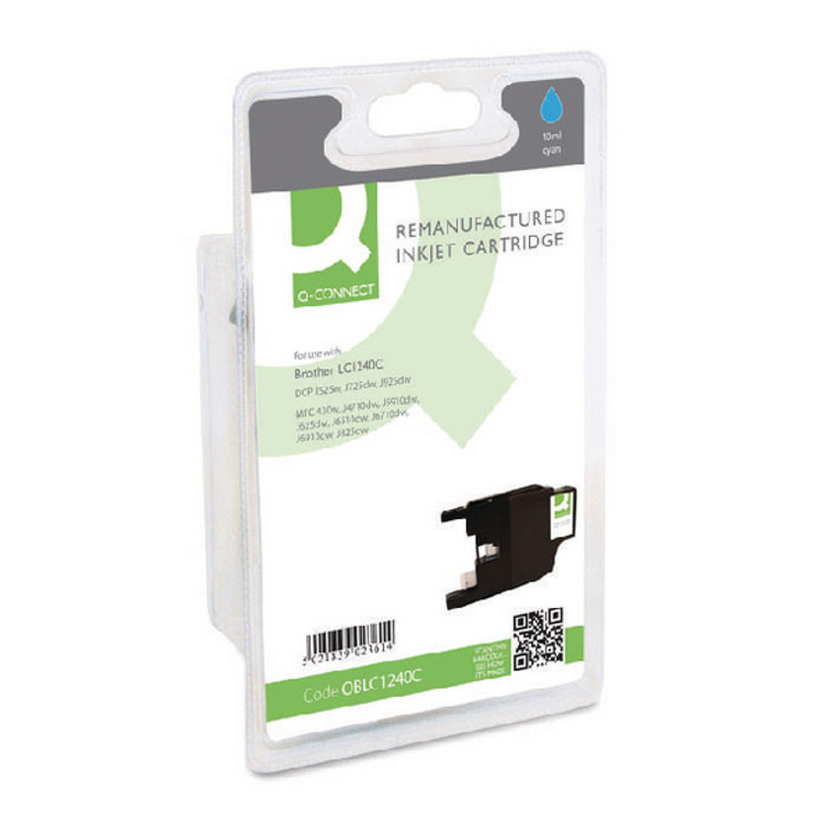 OBLC1240C Compatible replace Brother LC-1240C Cyan Ink Cartridge