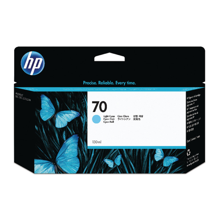 C9390A HP C9390A 70 Light Cyan Ink Cartridge