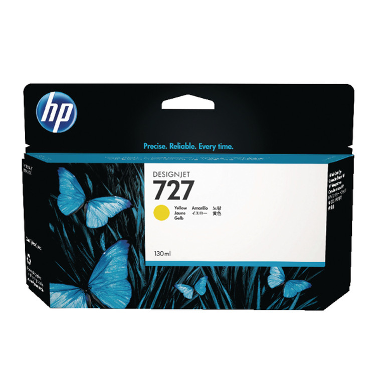 B3P21A HP B3P21A 727 Yellow Ink Cartridge High Capacity