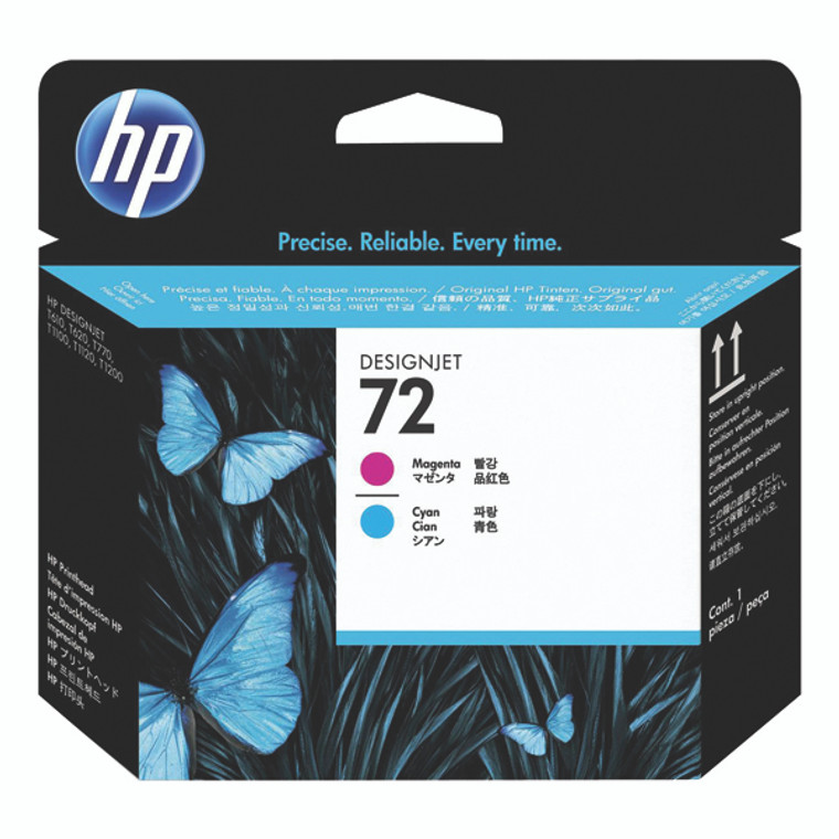 C9383A HP C9383A 72 Magenta Cyan Printhead