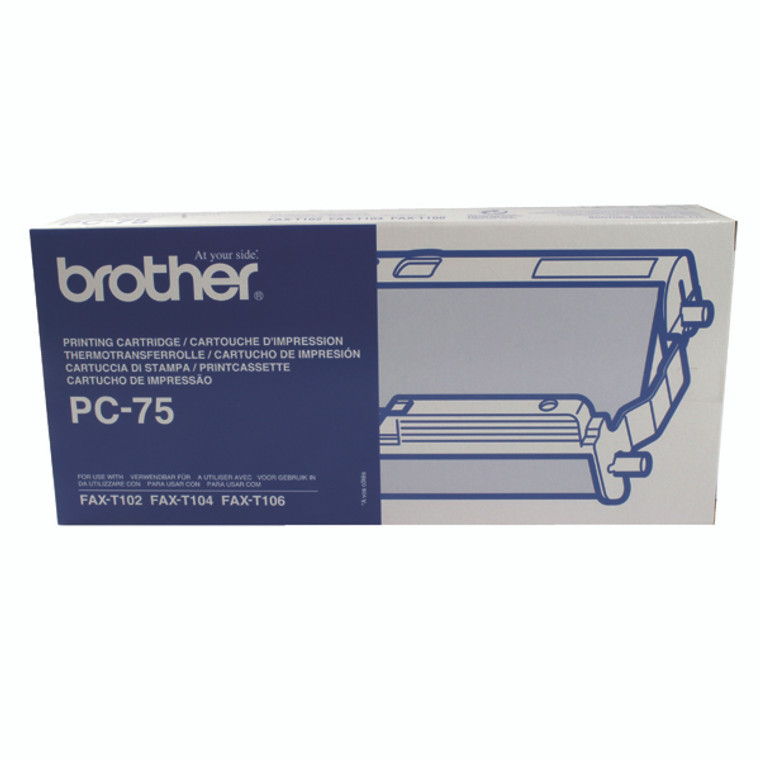 PC75 Brother PC-75 Black Thermal Transfer Roll