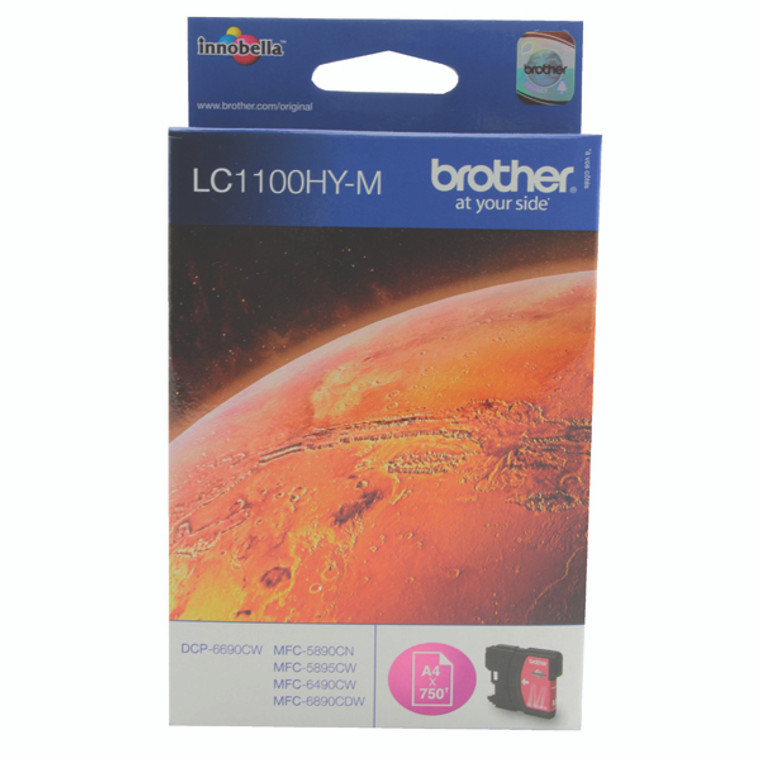 LC1100HYM Brother LC-1100 HYM Magenta Ink Cartridge High Capacity