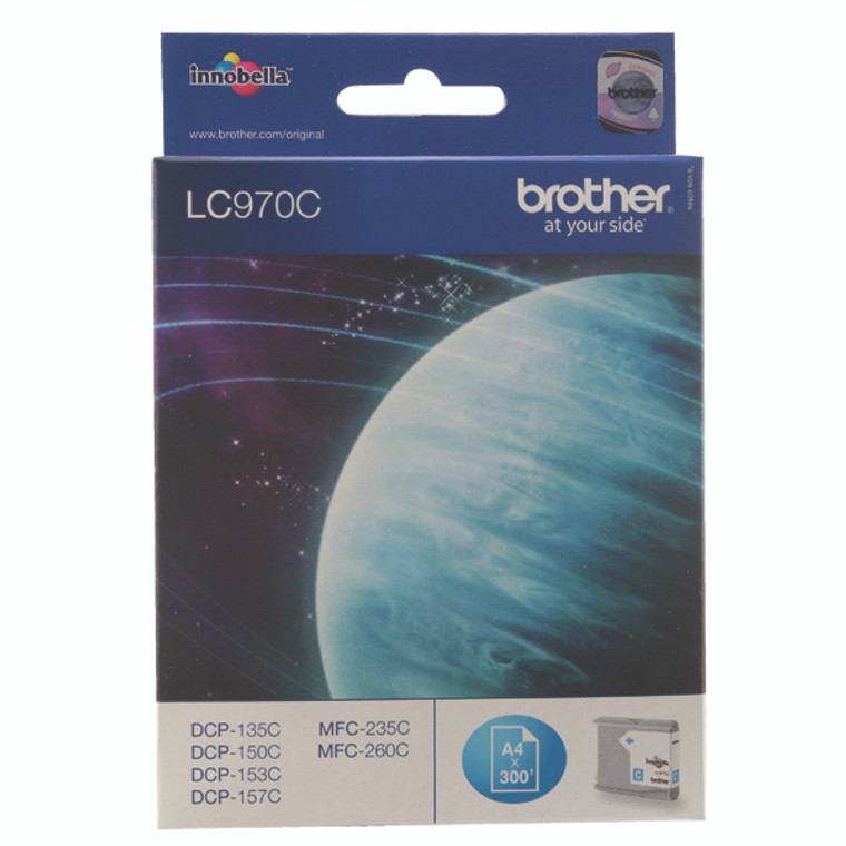 LC970C Brother LC-970 C Cyan Ink Cartridge