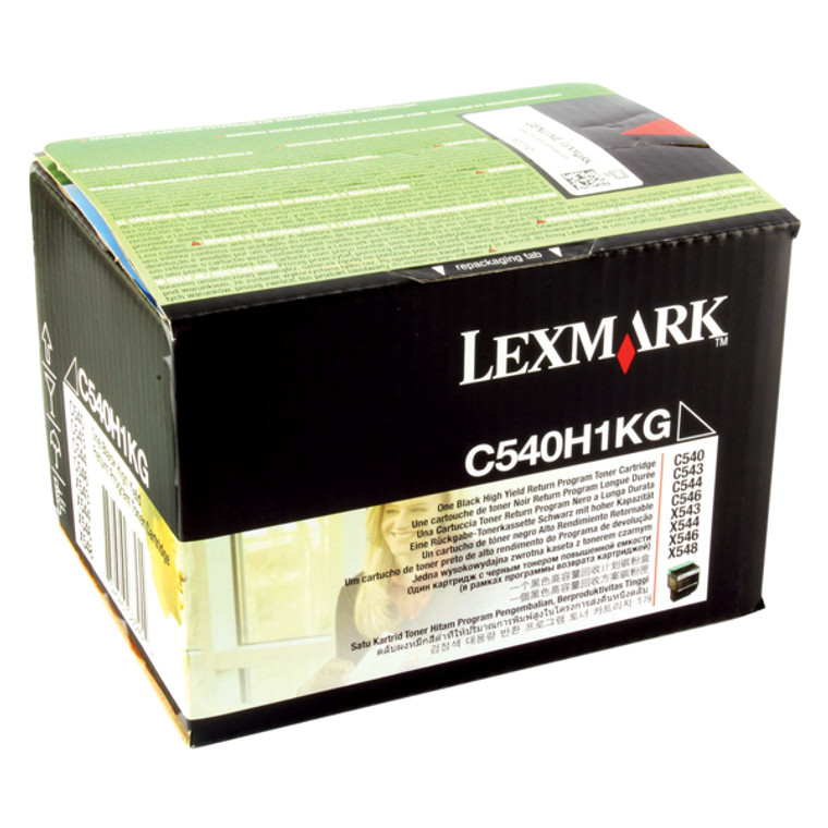 0C540H1KG Lexmark C540H1KG 540 Black Toner High Capacity Use Return