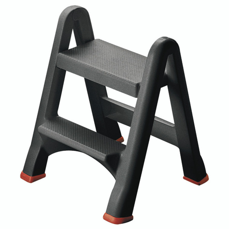 SBY14528 Folding Plastic Step Stool Black 333650