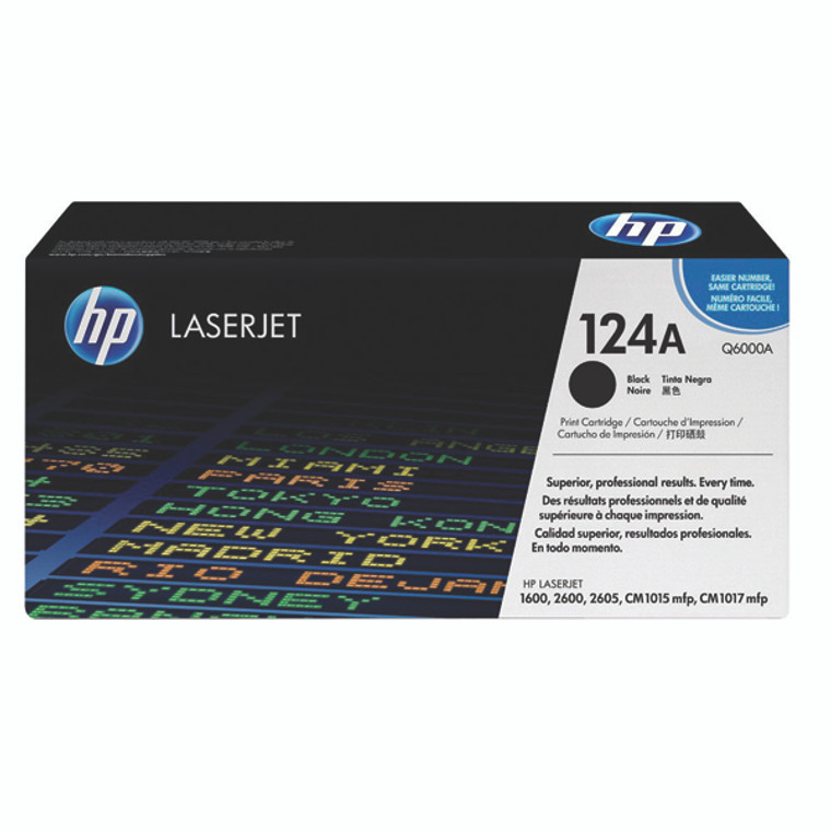 Q6000A HP Q6000A 124A Black Toner