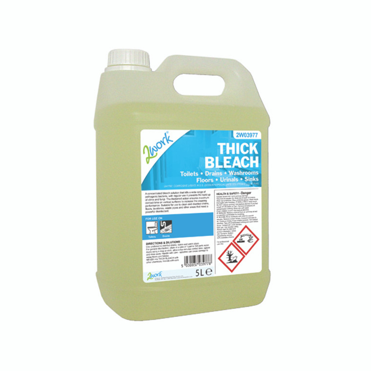 2W03977 2Work Thick Bleach 5 Litre 215