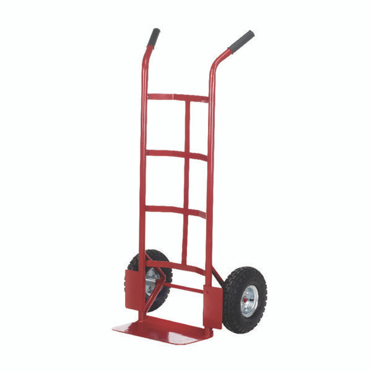 MJ32114 Barton Pneumatic Tyre Sack Truck Red 150kg Capacity H1155 x W550 x D450mm PTST