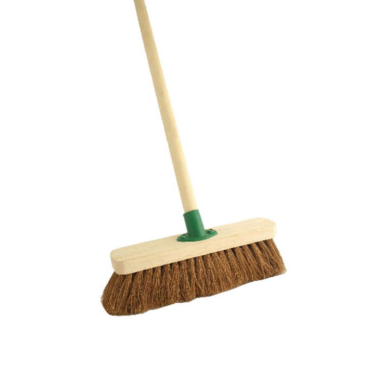 CX02896 Coco Soft Broom with Handle 12 inch F 01 Black T C4