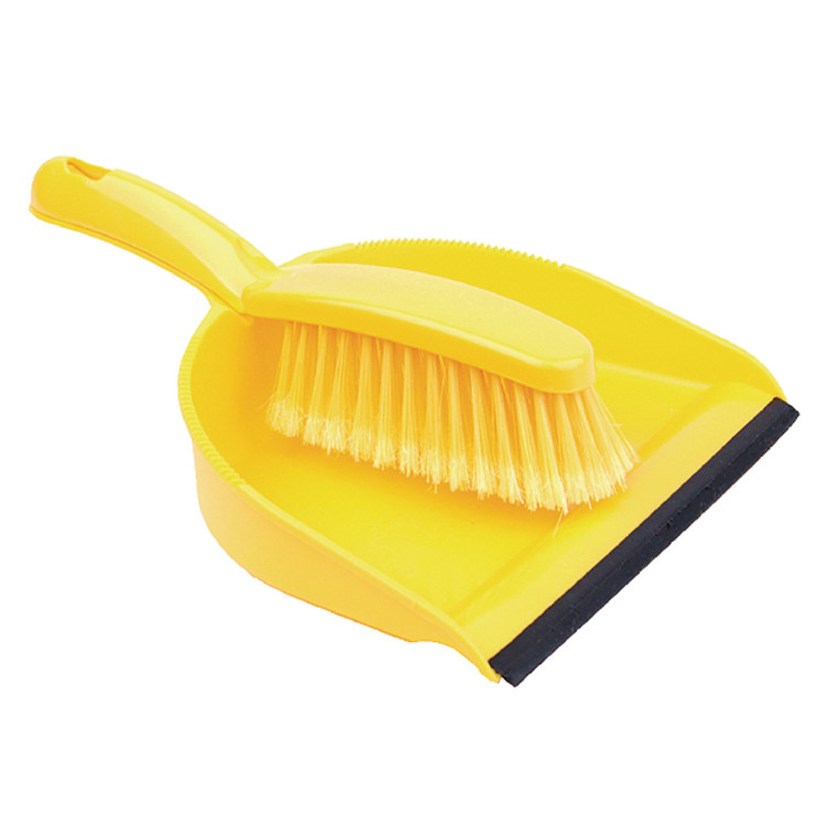 CX03972 Dustpan Brush Set Yellow 102940YL