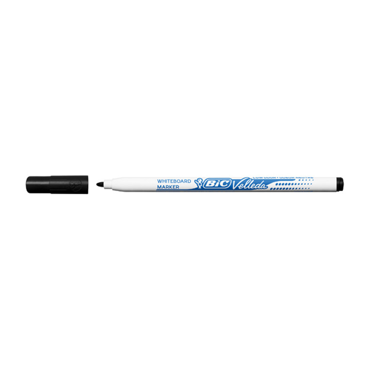 BC72109 Bic Velleda 1721 Whiteboard Marker Fine Black Pack 24 841842