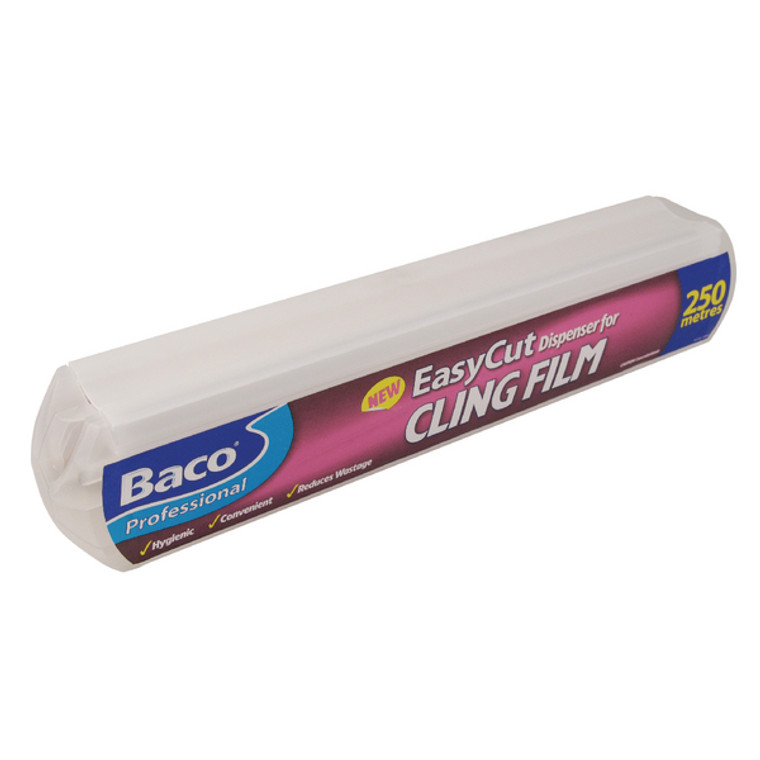 WAC70090 Bacofoil Easy Cut Catering Film Dispenser 250mx35cm 70B09