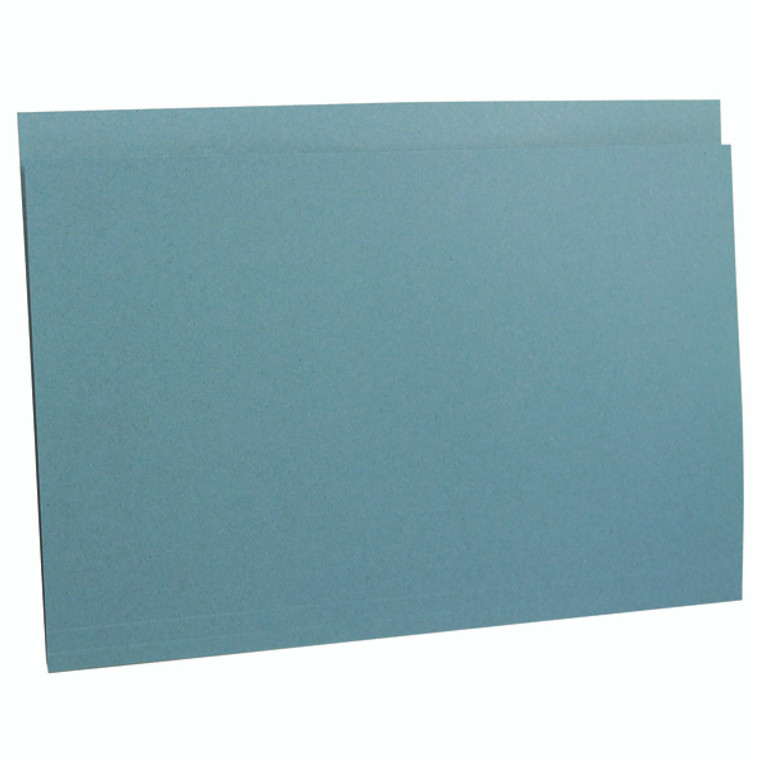 JT44203 Exacompta Guildhall Square Cut Folder Heavyweight Foolscap Blue Pack 100 FS290-BLUZ