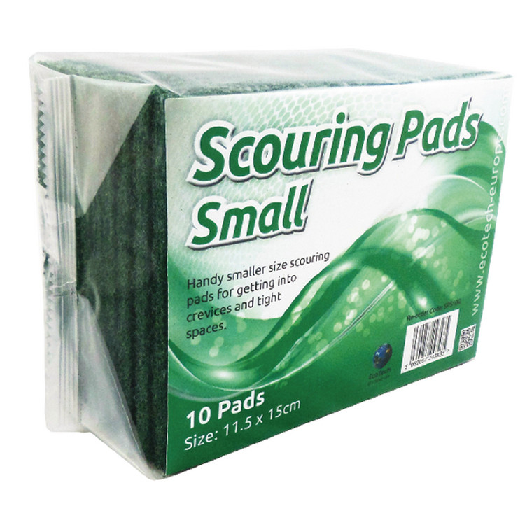 CPD02010 Economy Scourer Flat 150x115mm Green Pack 10 SP120