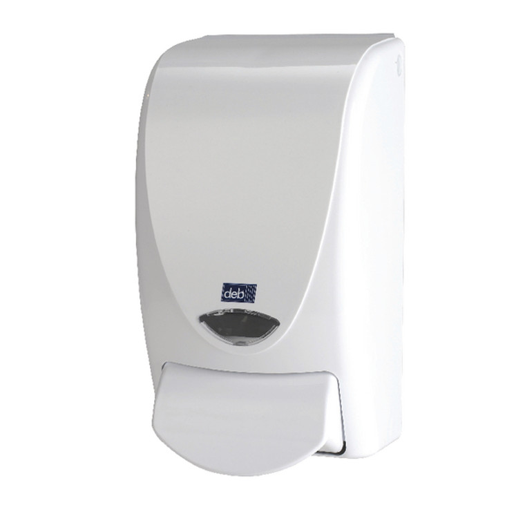 DEB01072 Deb Stoko Proline Soap Dispenser 1 Litre White WHB1LDS