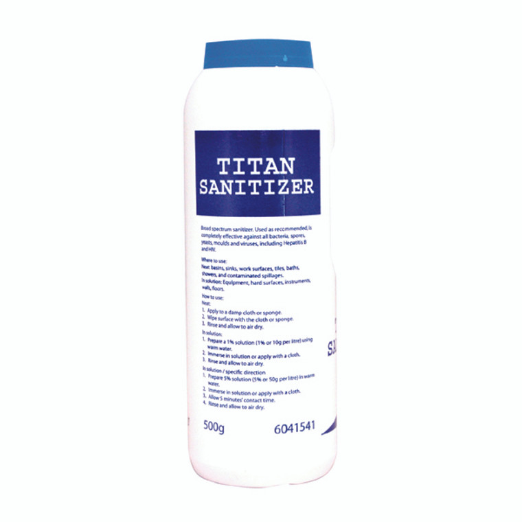 DV41541 Titan Sanitiser Detergent Powder 500g 100884197