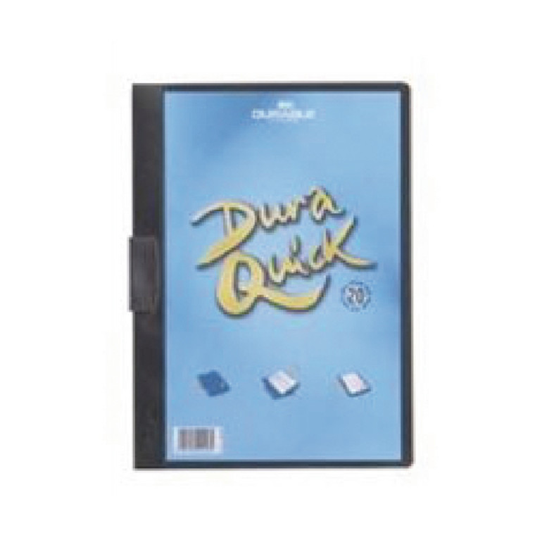 DB227001 Durable Duraquick Folder A4 Black Pack 20 2270 01