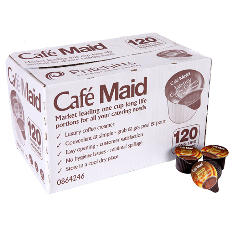 AU99478 Cafe Maid Luxury Coffee Creamer Pots 12ml Pack 120 A02082