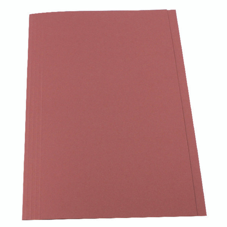 GH14096 Exacompta Guildhall Square Cut Folder 315gsm Foolscap Pink Pack 100 FS315-PNKZ