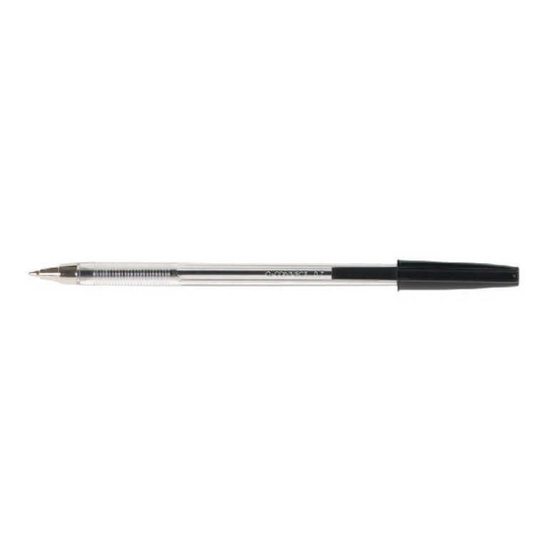 KF34042 Q-Connect Ballpoint Pen Medium Black Pack 20 KF34042