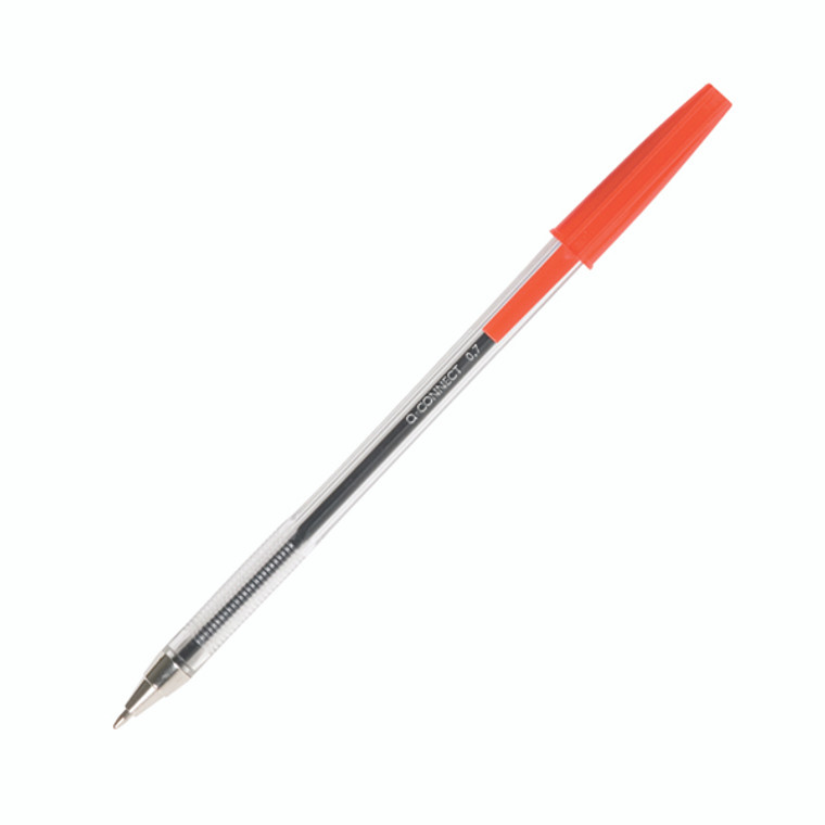 KF26041 Q-Connect Ballpoint Pen Medium Red Pack 50 KF26041