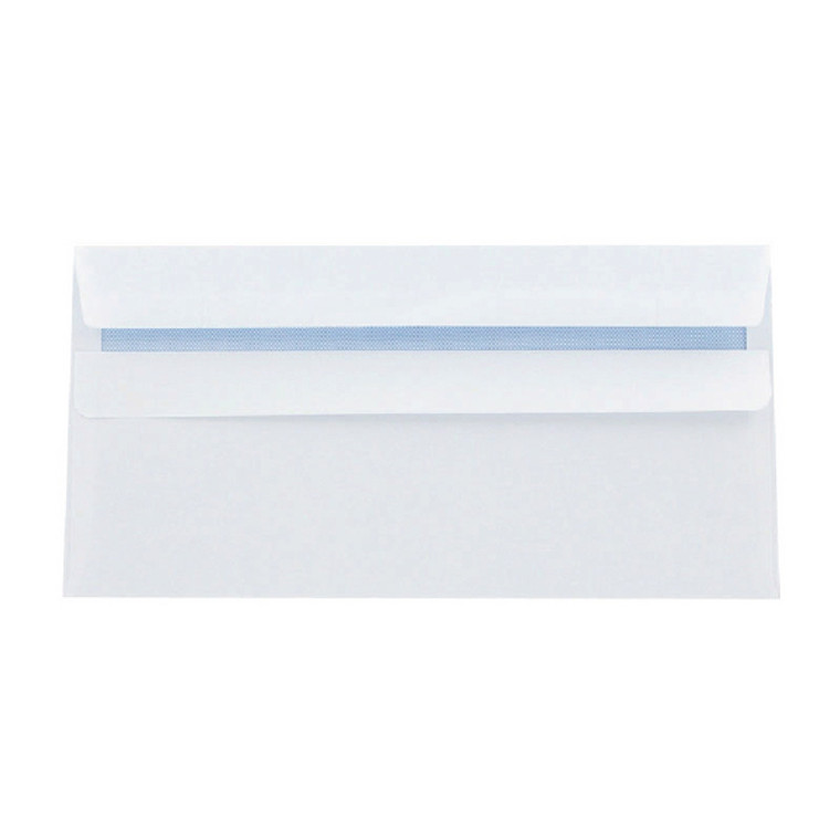 KF97366 Q-Connect DL Envelopes Wallet Self Seal 120gsm White Pack 1000 81414