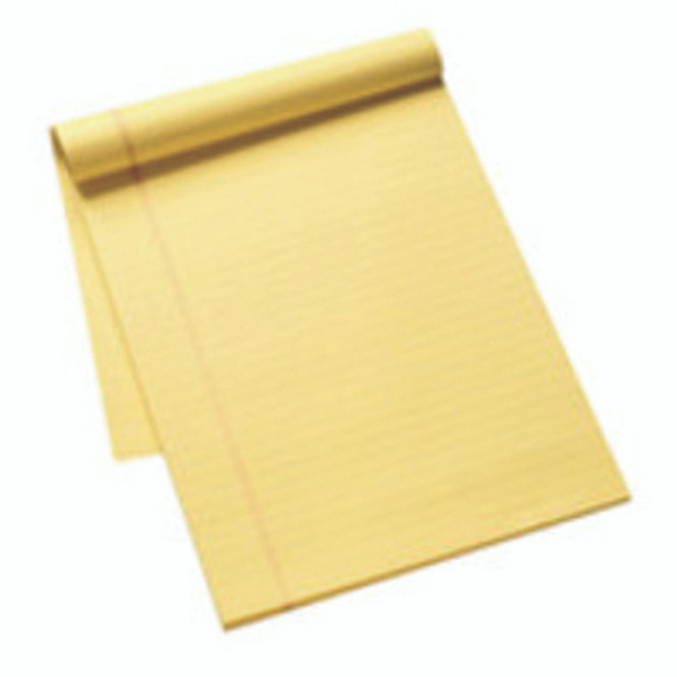 KF01387 Q-Connect Ruled Stitch Bound Executive Pad 50 Pages A4 Yellow Pack 10 KF01387