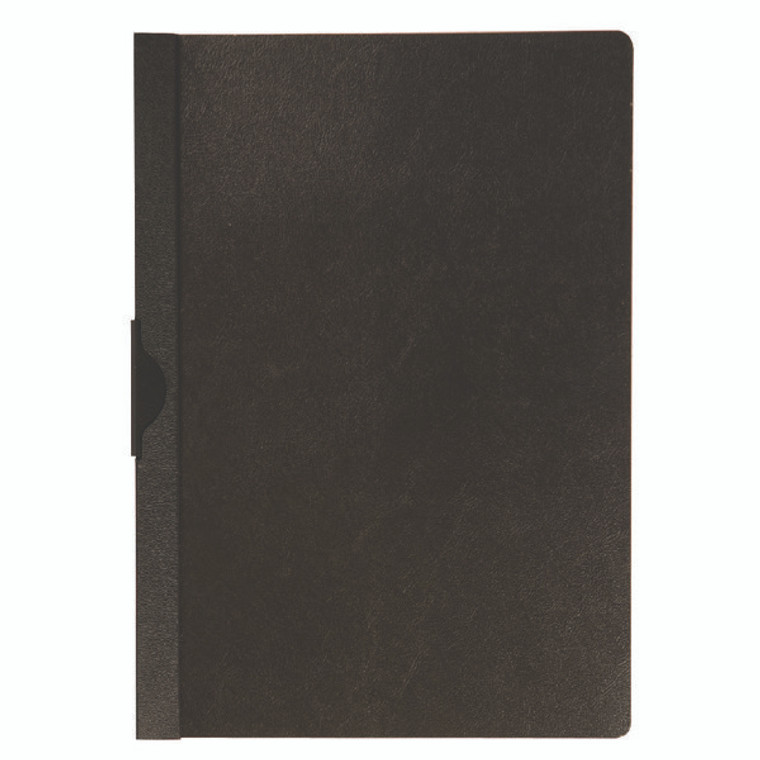 KF00459 Q-Connect Quickclip File 3mm A4 Black Pack 25 KF00459