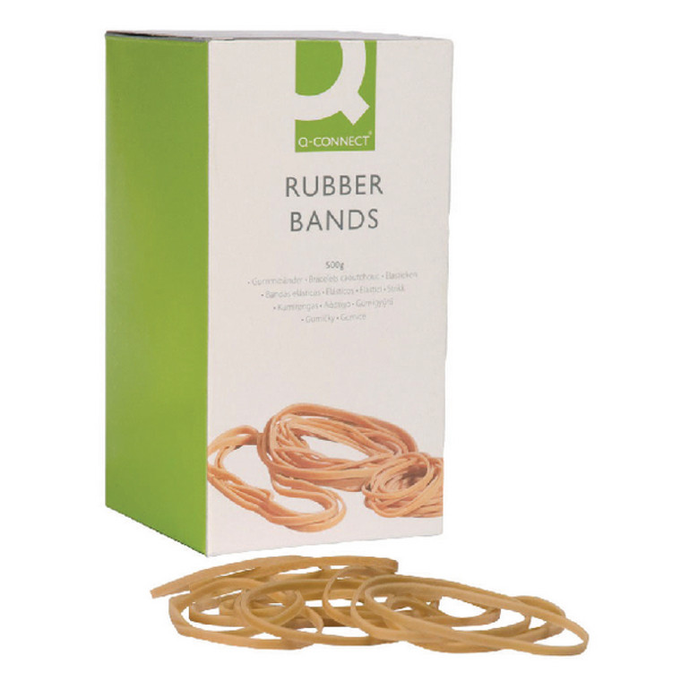 KF10542 Q-Connect Rubber Bands No 36 127 x 3 2mm 500g KF10542