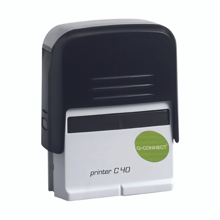 KF02112 Q-Connect Voucher Custom Self-Inking Stamp 57 x 20mm KF02112