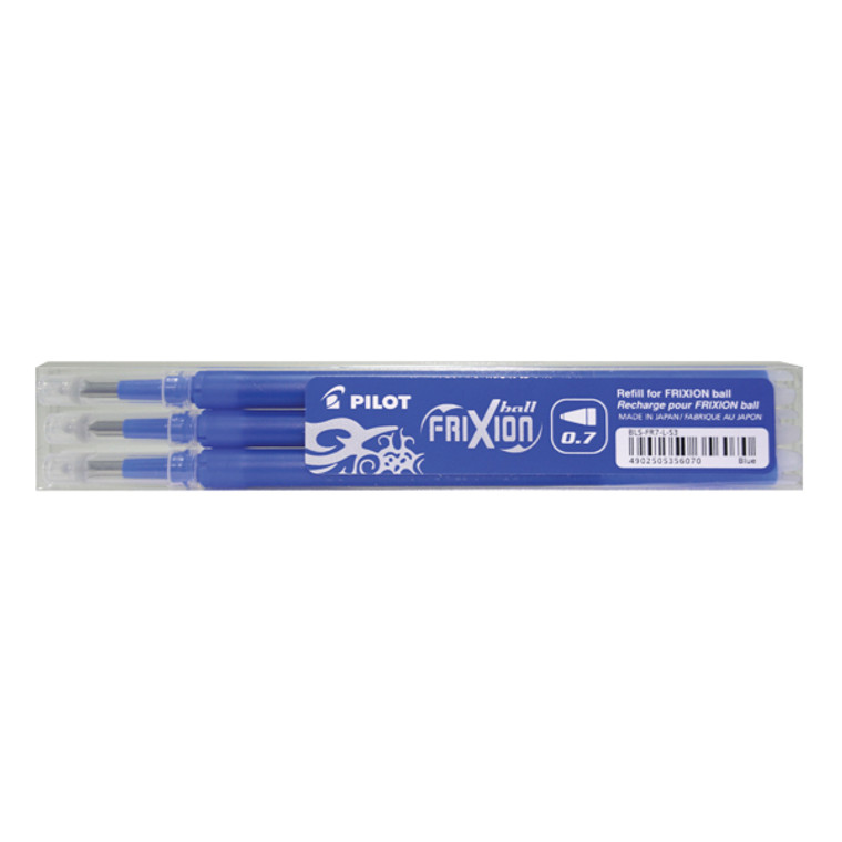 PI35598 Pilot FriXion Rollerball Pen Refill Medium Blue Pack 3 075300303