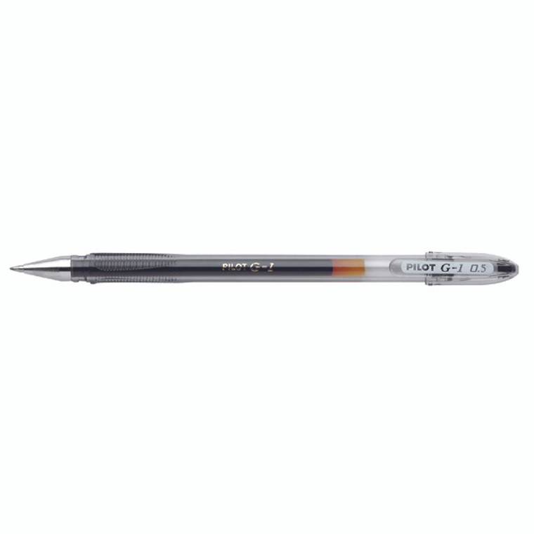 PIG105BK Pilot G1 Gel Ink Rollerball Pen Fine Black Pack 12 G10501
