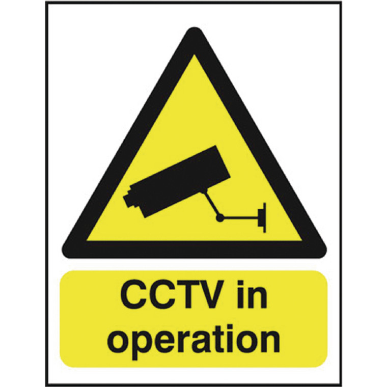 SR11221 Warning Sign CCTV In Operation A5 PVC GN00751R