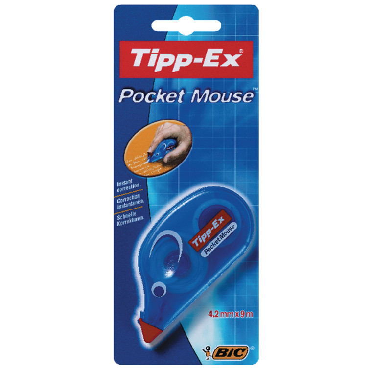 TX20790 Tipp-Ex Pocket Mouse Correction Tape Blister Pack 10 820790