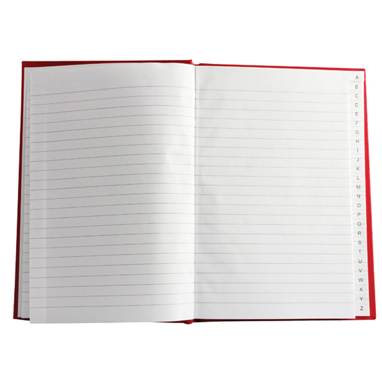 WX01064 Casebound A5 Index Book Pack 10 WX01064