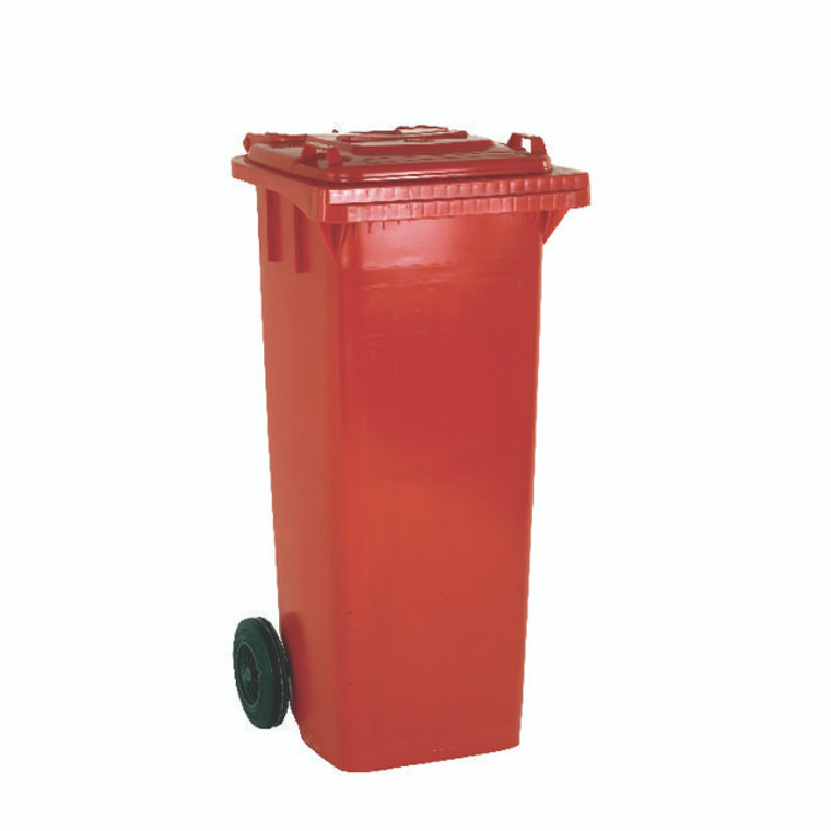 SBY14057 Wheelie Bin 140 Litre Red W480 x D555 x H1070mm 331156