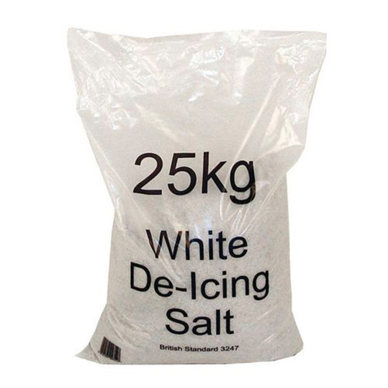 WE20627 Winter De-Icing Salt Bag 25kg High Purity Complies BS 3247 standard 374674