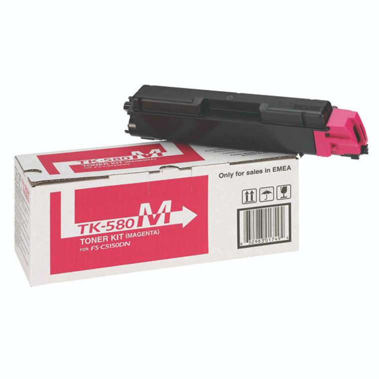 TK-580M Kyocera 1T02KTBNL0 TK-580M Magenta Toner