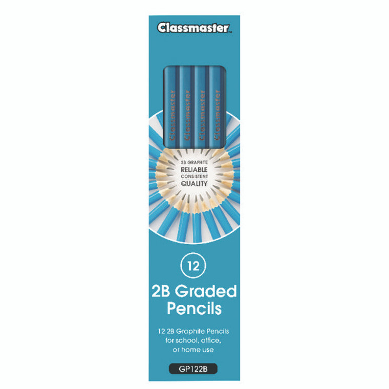 EG60078 Classmaster 2B Pencil Pack 12 GP122B