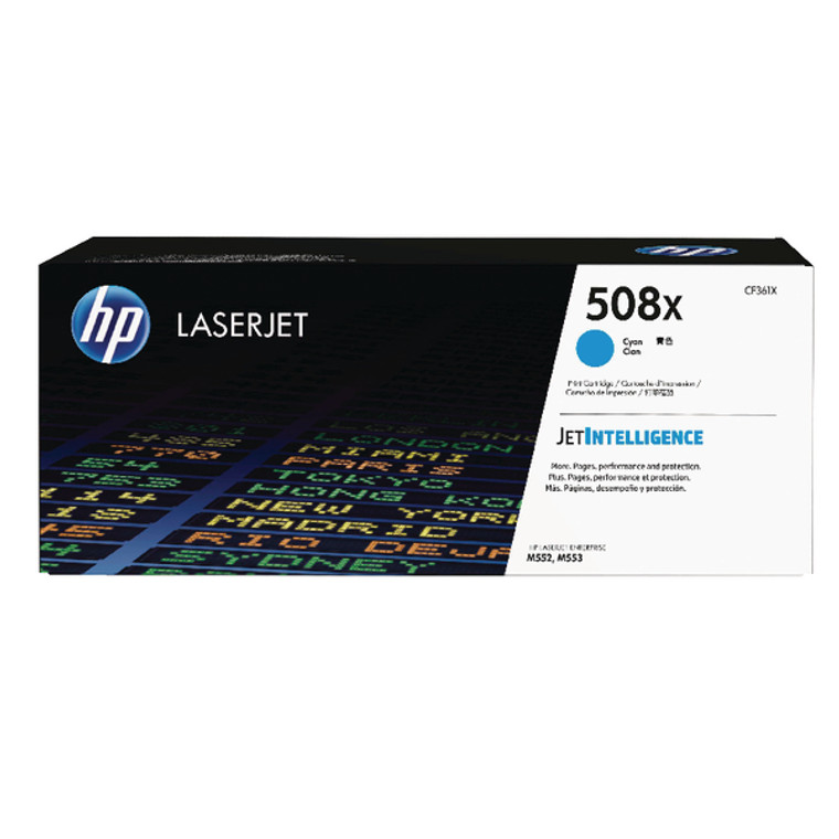 CF361X HP CF361X 508X Cyan Toner High Capacity