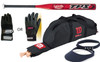 Louisville Slugger FP29 TPS Burgandy Bottle Bat Fastptich Bundle