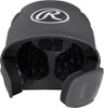 Rawlings R16 Reversible EXT Junior Matte Baseball Batting Helmet w/ Reversible Face Guard R6R07J