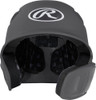 Rawlings R16 Reversible EXT Senior Matte Baseball Batting Helmet w/ Reversible Face Guard R6R07S