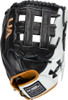 Under Armour Genuine Pro 2.0 12.75 Inch Black/White/Caramel Adult Outfield Baseball Glove UAFGGP2-1275H