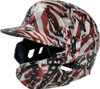 Rawlings Mach USA MACHEXT-USA-SR Senior Batting Helmet w/ Extension