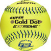 Worth Gold Dot Extreme C-LOK UC12CYXTG 12 Inch GSL Slowpitch Softball