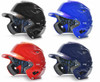 All-Star System7 BH3000FG Solid One Size Fits All Batting Helmet w/ Silver Faceguard