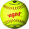 Demarini Orbit AOL 11YA Optic Yellow 11 Inch Leather ASA Slowpitch Softballs