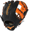 11.5 Inch Mizuno MVP Prime SE Black/Orange GMVP1154PSE3 Adult Infield Baseball Glove